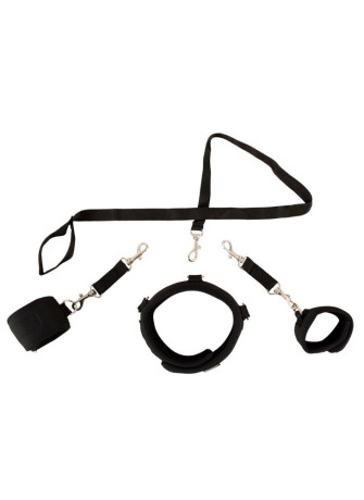 Collar with Cuffs and Leash